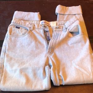 90s style vintage express “bleus” denim jeans